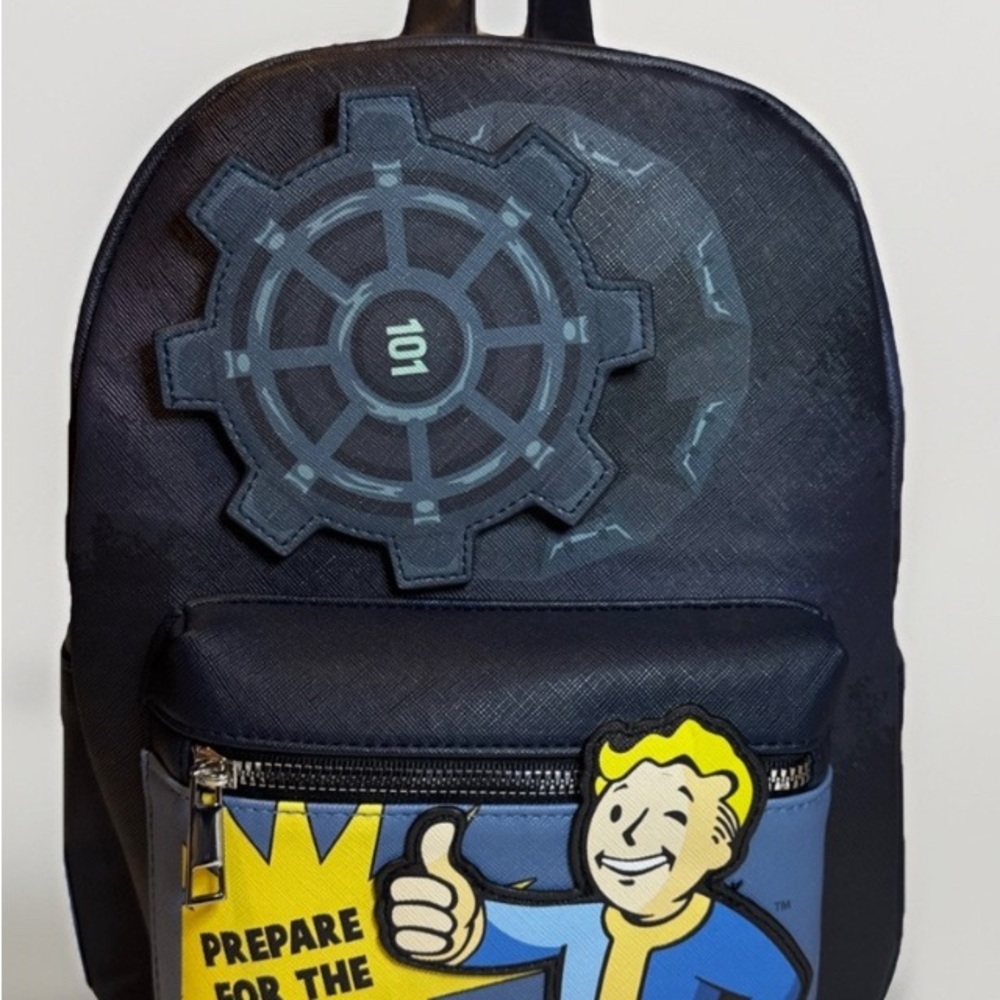 Vault-Tec Themed Blaxk Backpack
